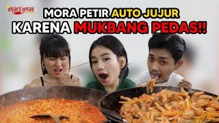 GILA BABYOCHA MUKBANG CEKER DAN MIE PEDAS BARENG MORA DAN PETIR