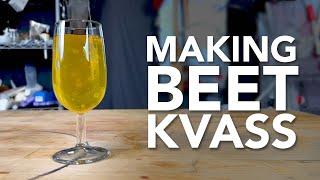 Making Beet Kvass - a naturally fermented sour drink