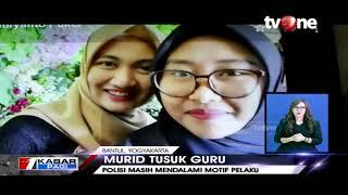 Geger Seorang Murid Tusuk Guru di Bantul