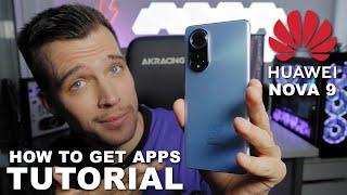 HUAWEI NOVA 9 - How to get Apps and Google Play on ANY HUAWEI PHONE 2021