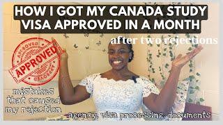 How I got my canada study visa in a month agency admission processing visa application. #canada