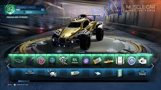 BUYING ALL 90 TIERS OF THE ROCKET PASS  FULL ROCKET PASS SHOWCASE