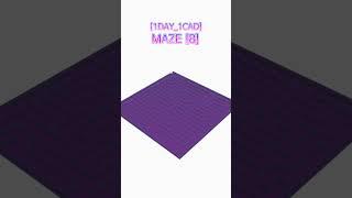 1DAY_1CAD MAZE 8 #shorts #tinkercad #project