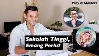 Sekolah tinggi-tinggi emang penting?