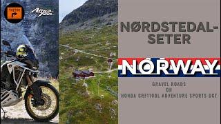 Nørdstedalseter Full length  Gravel Road  Vestland Norway  Honda CRF1100L Adventure Sports DCT