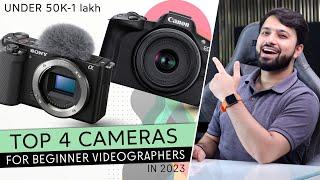 Top 4 Cameras for Beginner Videographers In 2023  Under 50K - 1 lakh