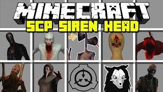 Minecraft SCP SIREN HEAD MOD  SCP 096 vs SIREN HEAD Minecraft Mods