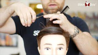 How to Get a Side Part Haircut with Volume - TheSalonGuy