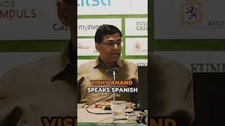 Grandmaster Vishy Anand SPEAKS SPANISH 