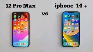 iphone 14 Plus vs 12 Pro Max Speed Test  in 2024