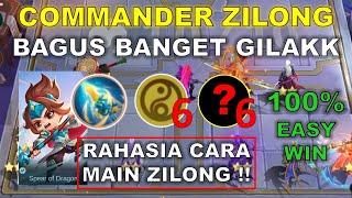 COMMANDER ZILONG BAGUS BANGET GILAKK  RAHASIA CARA MAIN ZILONG  COMBO MAGIC CHESS TERKUAT 2024