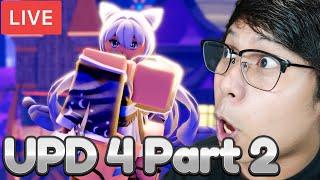 LIVE NEW PART 2 UPDATE 4 GRIND  LATE STREAM - Anime Defenders