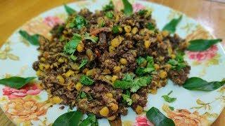 Mutton Ratha Kootu Lamb Goat Blood Curryசுவையான  மட்டன் ரத்த கூட்டு