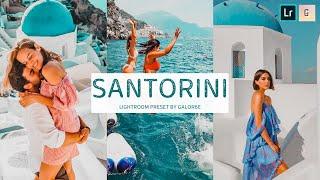 SANTORINI  Lightroom Mobile Preset Free DNG  Lightroom Tutorial Mobile  Lightroom Presets Free