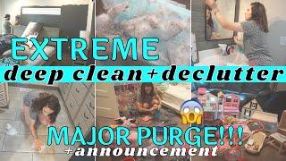 *NEW* EXTREME DEEP CLEAN AND DECLUTTER  SPEED CLEANING MOTIVATION 2022  CLEANING ROUTINE SAHM