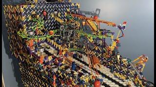 K’NEX Full-Sized Pinball Machine with automatic scoring