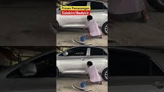 Tahap Pemasangan Sidekirt  Bodykit Mobil All New Picanto #bodykit #sidekirt #pemasanganbodykit