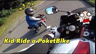 PoketBike Vs Yamaha R6 - Çocuk Motoru -Küçük Motor -Kids Motorcycle - Kids Ride - Child Ride Bike