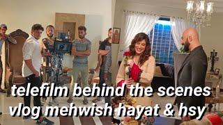 Telefilm Behind the Scenes Vlog Mehwish Hayat & HSY Shanimughal #mehwishhayat #hsy #behindthescene