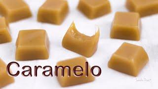 Homemade Toffee Caramel Candy  Chewy Caramel  Sandra Dias Recipe