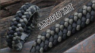 HOW TO MAKE SANCTIFIED KNOT PARACORD BRACELET PARACORD TUTORIAL DIY.