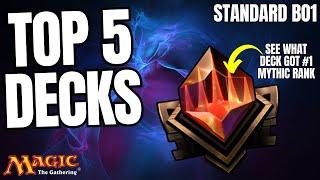 Top 5 Mythic Standard Best of One Decks  MTG Arena Metagame Guide #mtg