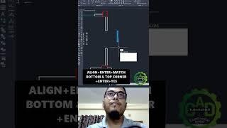 Scale & Align Together in AutoCAD #autocad #civilengineering #cadsoftware #viral #tutorial