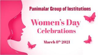 Panimalar Group of Institutions - INTERNATIONAL WOMENS DAY 2021