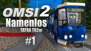 OMSI 2 Straßenbahn TATRA T6A2M auf der Map Namenlos #1 - Viele Details bei der Bahn