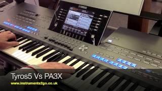 Yamaha Tyros 5 VS Korg PA3x