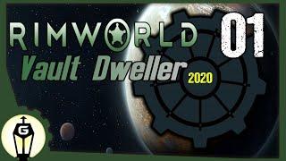 Welcome to the Vault  Lets Play Rimworld Vault Dwellers Ep 1