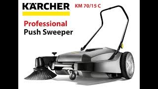 The Kärcher KM 7015 C Professional Push Sweeper