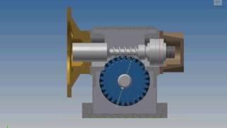 Worm Gear Animation