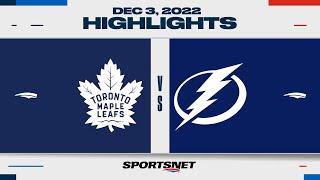 NHL Highlights  Maple Leafs vs. Lightning - December 3 2022