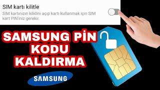 Samsung Telefonlarda Pin Kodu Kaldırma - Samsung Sim Kilidi Nasıl Kapatılır