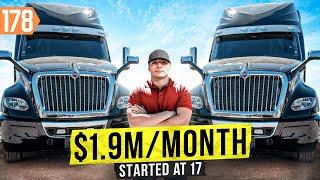 17 Year Old Starts $1.9MMonth Trucking Business… HOW?