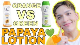 SILKA GREEN PAPAYA VS ORANGE PAPAYA WHITENING LOTION REVIEW  SIR LAWRENCE