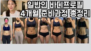 Eng subs일반인 바디프로필 식단  운동법  인바디  바디체크 총정리..힘들었다..