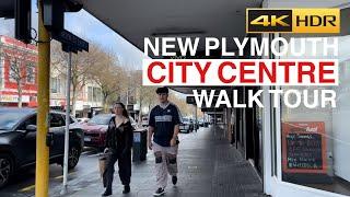 New Plymouth City Centre Walking Tour New Zealand 4K