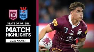State of Origin 2023  Queensland Maroons v New South Wales Blues  Match Highlights
