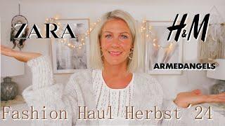 XXL FASHION TRY ON HAUL Herbst ´24I Zara H&M Armedangels I NEUHEITEN