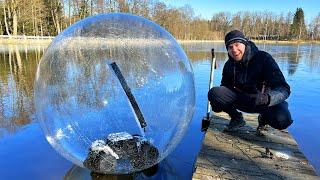 Ich stecke mein RC AUTO wieder in eine RIESEN BLASE fahre über Wasser und es passiert SCHLIMMES 