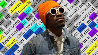 André 3000 The Guide  Rhyme Scheme Highlighted