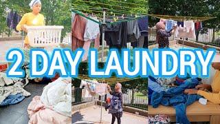 TWO DAYS EXTREME LAUNDRY MOTIVATION  WEEKLY LAUNDRY ROUTINE  DO YOUR LAUNDRY WITH ME