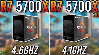 Ryzen 7 5700X vs Ryzen 7 5700X3D - 3D Cache Better?