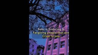 What Is Sabr?