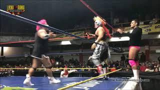 Pyscho Clown Maximo y Mascara vs Dave Murder y Monsther Clown - 3er Caida - 11 Febrero 2018