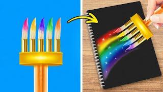 Principais dicas de desenho viral que você deve ver  Idéias legais para arte do arco-íris