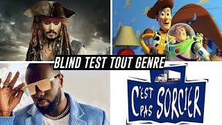 BLIND TEST TOUT GENRE  FILMS SÉRIES DISNEY ÉMISSIONS TV ARTISTES 30 EXTRAITS