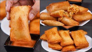 BREAD NOODLES PUFF RECIPE  MAGGI BREAD POCKET  BREAD MAGGI SNACKS  NOODLES PUFF RECIPE  NOven